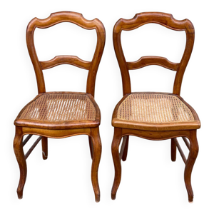 2 chaises louis philippe