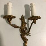 Bronze wall lamp