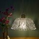 Vintage glass pendant light - tableware collection -