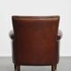 Vintage Sheepskin Leather Armchair