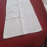White linen damask napkins Monogram JM