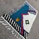 Moroccan blue rug personalized Beni Ourain colorful 250/150cm