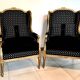 Fully restored old shepherdess armchairs