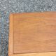 Vintage 1950s oak chest with compass feet