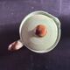 Art Deco Celadon Beaded Teapot