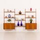 Hansen and Guldborg teak wall unit, HG furniture, 1960s