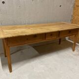 Large oak farmhouse table