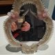 Venetian Murano blown glass mirror, 1950s