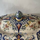 Desvres old Rouen faience plate