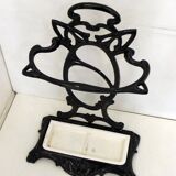 Enameled cast iron umbrella stand