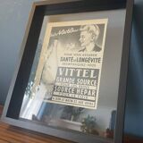 Vintage Advertising Vittel 1 Paris Match 1950 A5