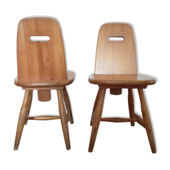 Solid pine chairs