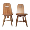 Solid pine chairs