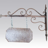 Wrought iron trade sign