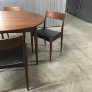 Danish Teak Dining Set by Arne Hovmand Olsen for Mogens Kold, 1950s