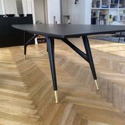 Gio Ponti Table D.859.1 Reissue 2023 Molteni in black ash wood