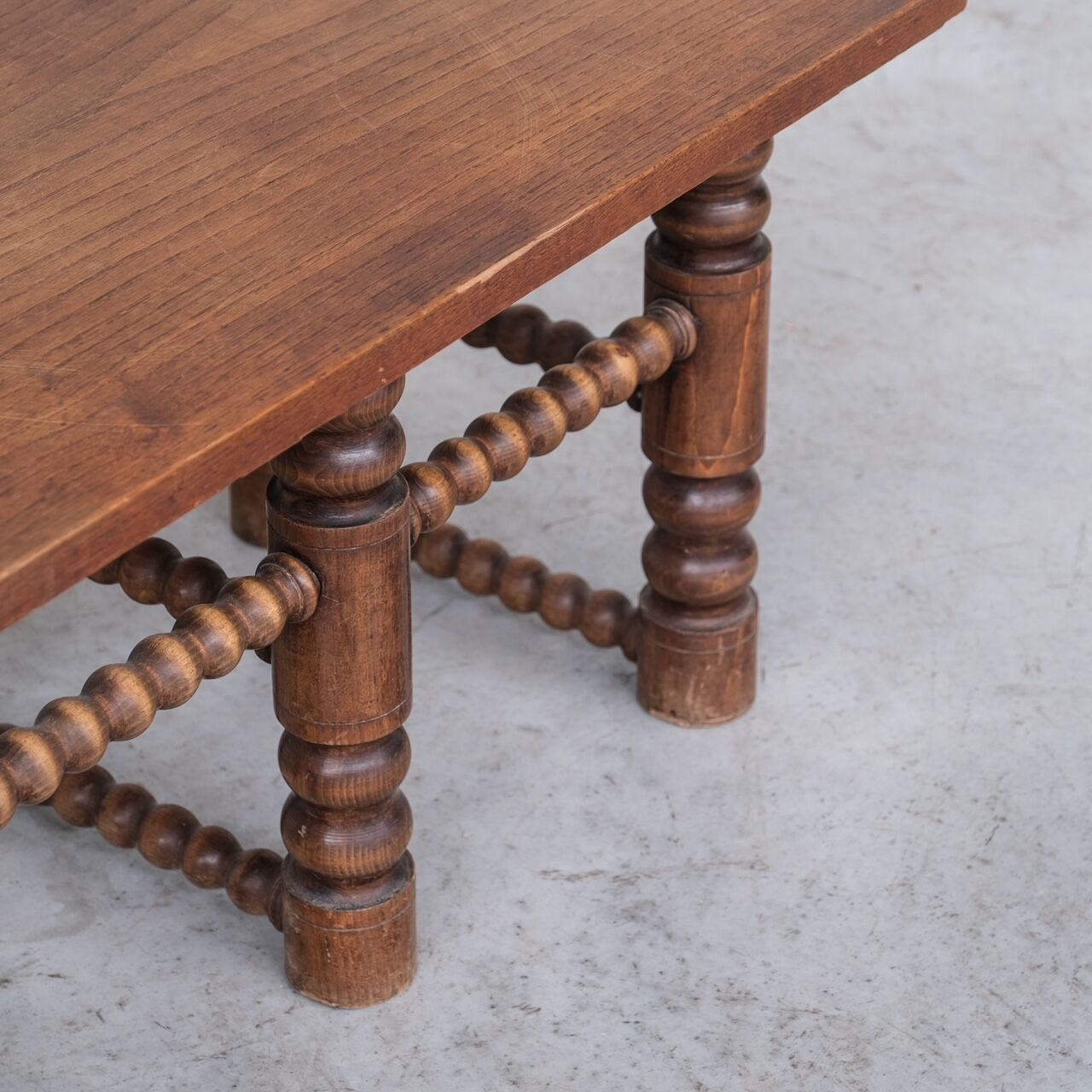 Oak french deco coffee table