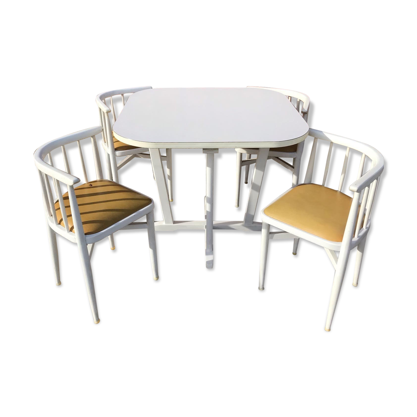 Set table and chairs Thonet 1970