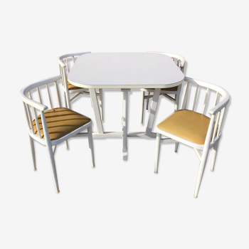 Set table and chairs Thonet 1970