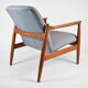 Fully restored vintage armchair, designer E.Homa, 60s, East Europe, multicolour, water resistant