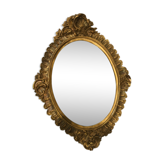 Miroir oval baroque 44x60cm