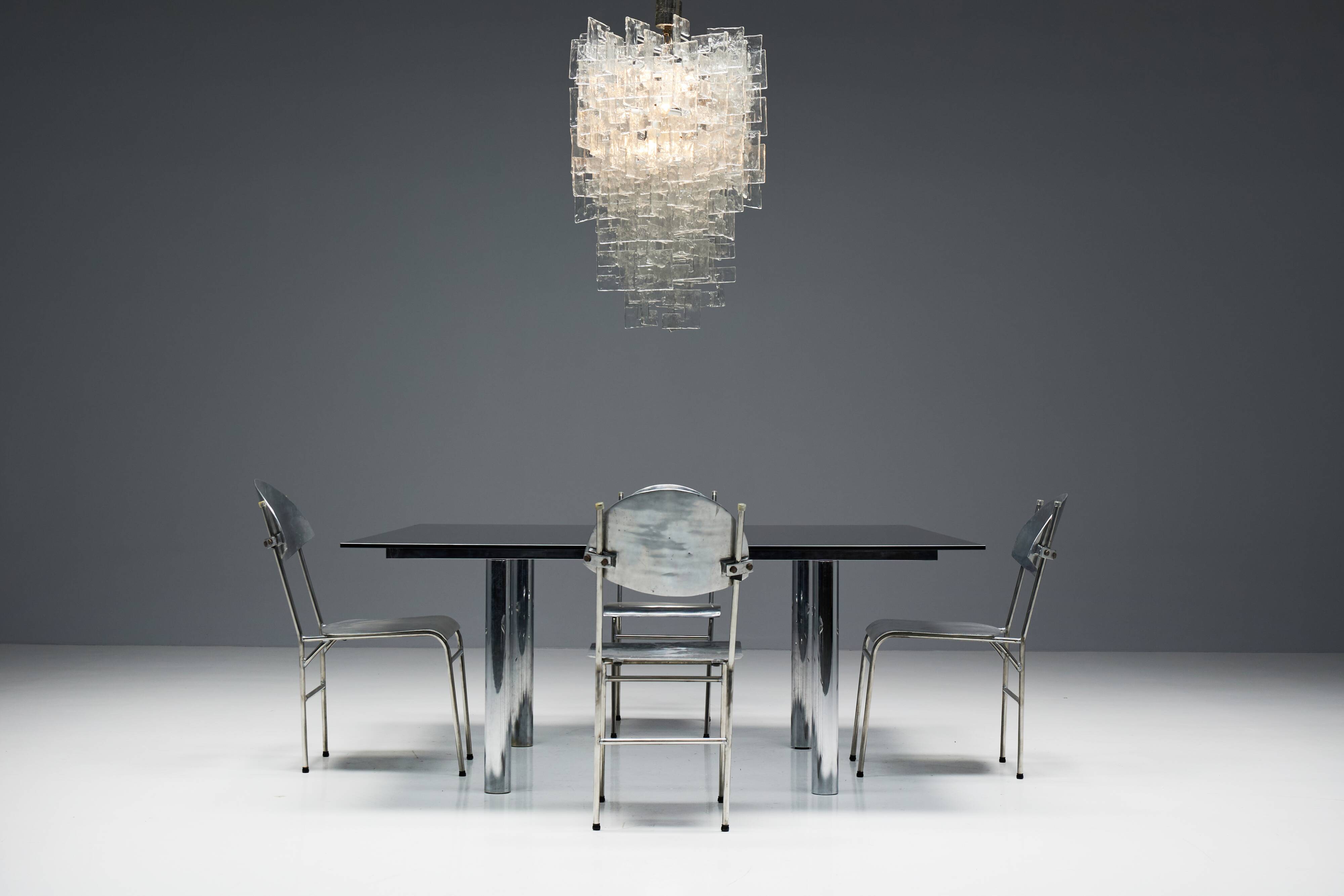 Large Chandelier by Carlo Nason for Mazzega, Italy, 1960s
