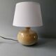 Ceramic lamp signed Montgolfier France, fish decor