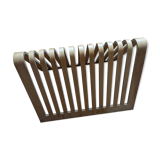 Vintage magazine holder in thermoformed wood 60s