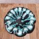 Cendrier vintage signé Vallauris – émaillé turquoise et noir