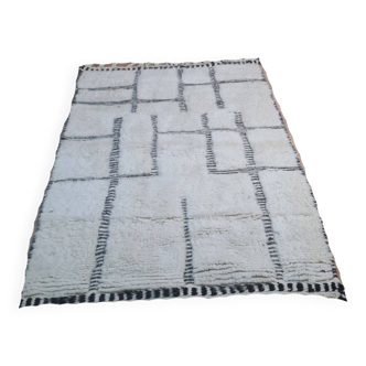 Handmade wool Berber rug 150 X 100 CM