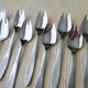 Box of 12 stainless steel oyster forks Létang and Rémy