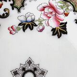 English Ceramic Plate Beech Hancock mod: Jeddo S.XIX Chinese Inspired Floral Patterns