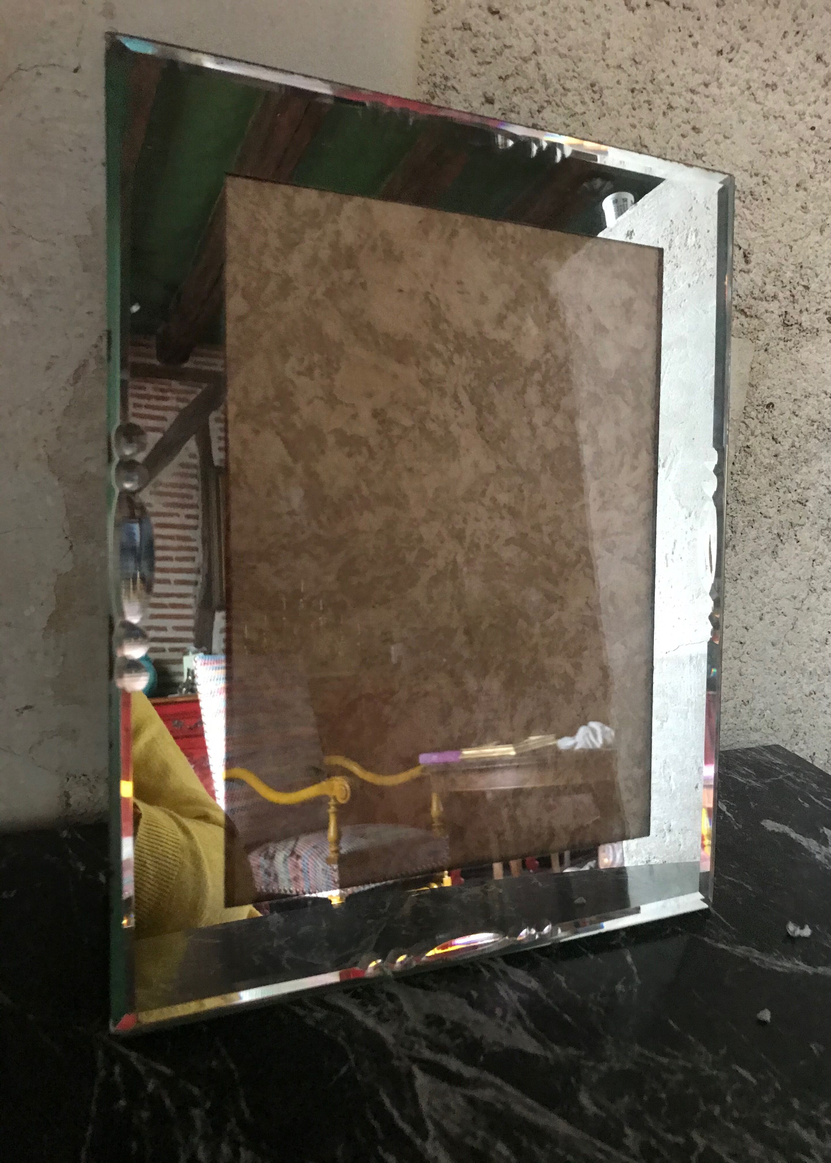 Mirror photo frame 50s