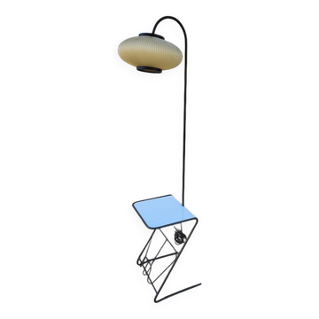 1960s magazine rack floor lamp