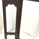 Mirror with its flowered doors 90x111cm