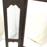 Miroir avec ses portes fleuries 90x111cm