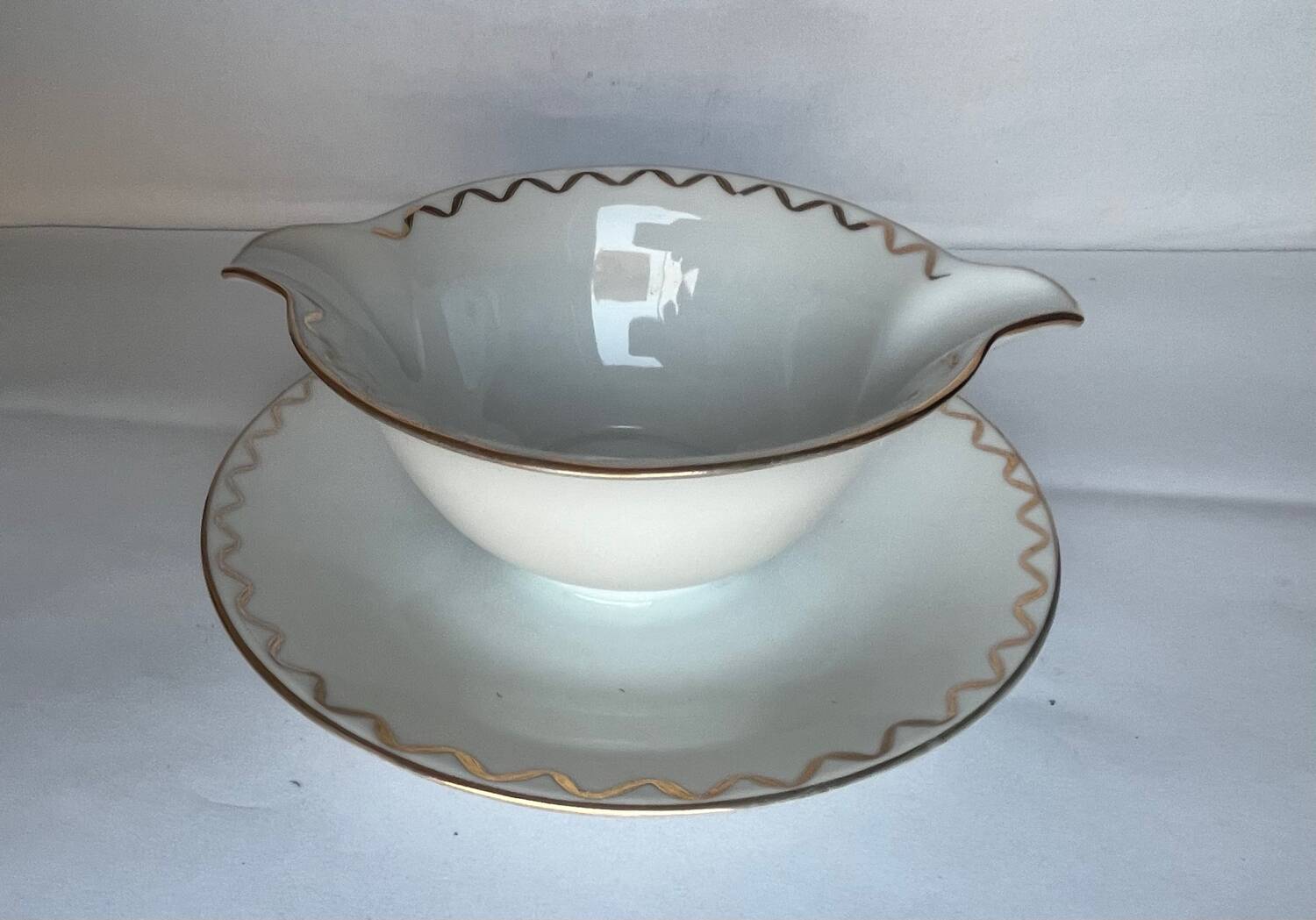 White porcelain gravy boat