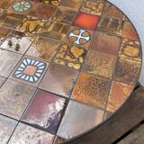 Ceramic coffee table by Jean Gregorieff