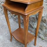 Telephone stand in solid cherry wood