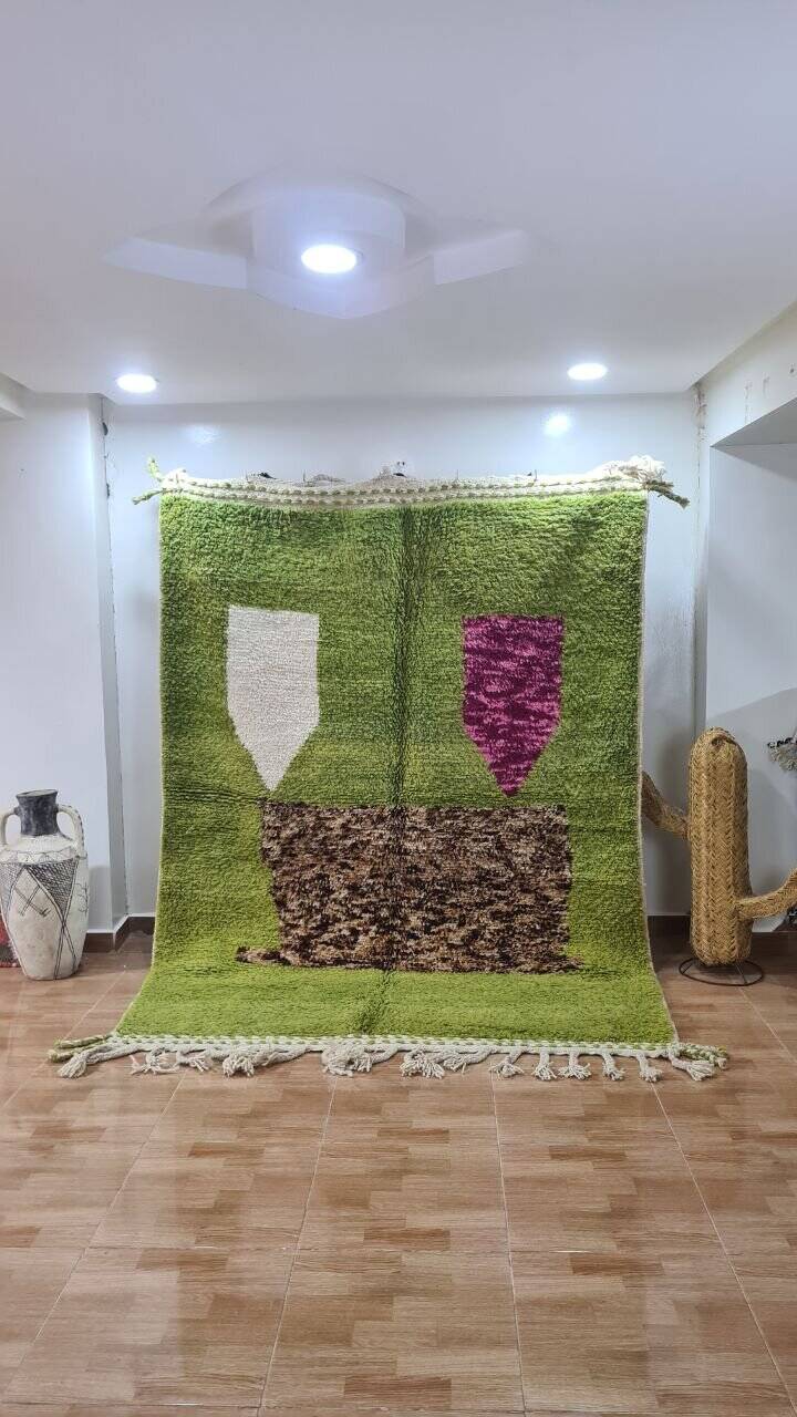 Handmade Berber wool rug 250x150 cm