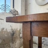 Rustic farmhouse table, solid oak, 2m