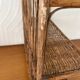 Vintage wicker wall shelf
