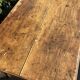 Old wooden farm or workshop table