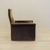 Corduroy armchair, Italian design, 1970s, production: Italy