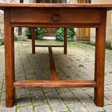 Table de ferme en Merisier 19eme