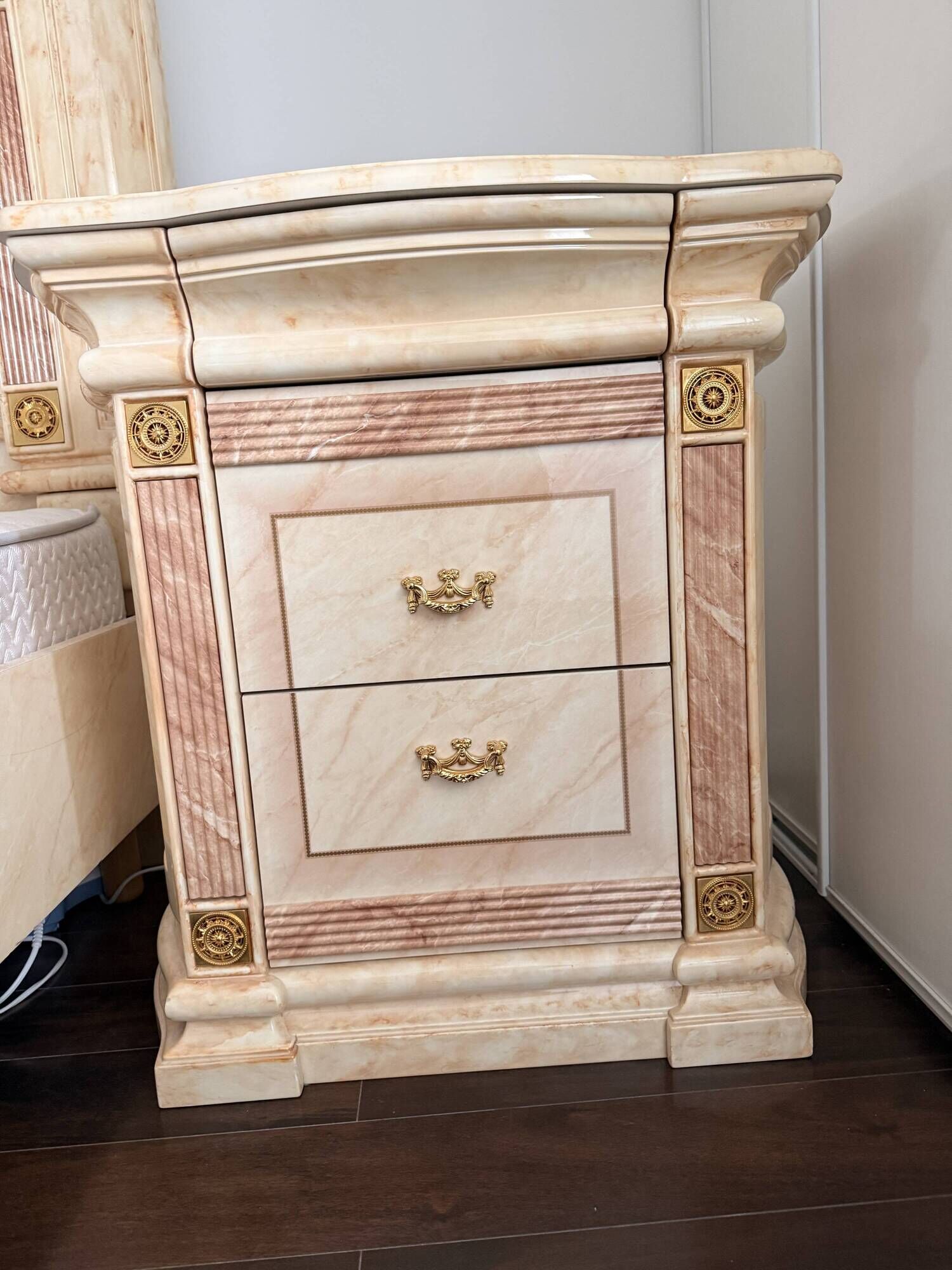 Arredoclassic melodia - italian bedroom made in italy - ivory and gold