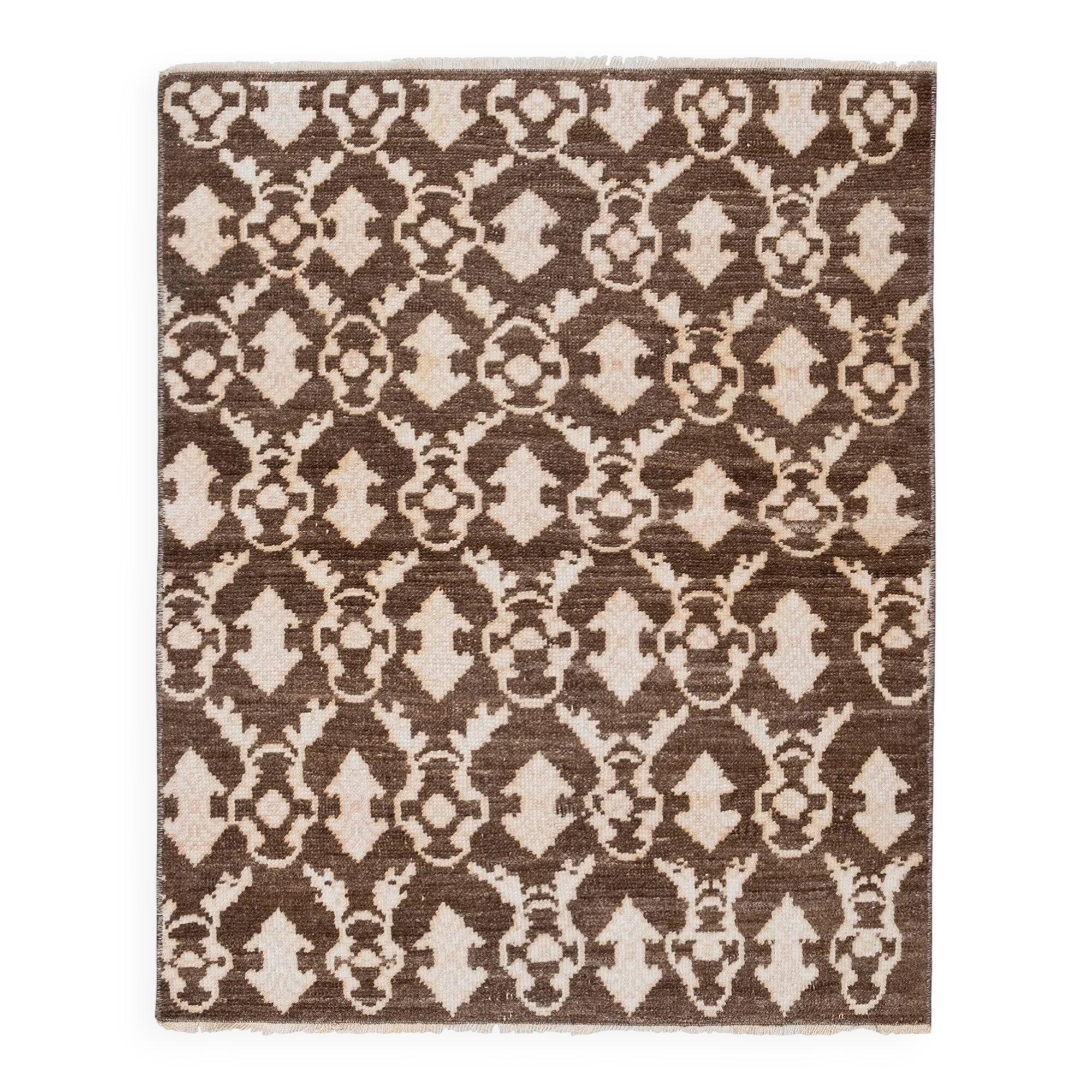 Vintage handmade Turkish rug 90x109 cm