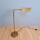 Lampadaire en laiton, Florian Schulz, Reiminterline, 1970