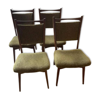 4 chaises vintage des années 60