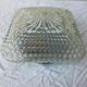 Ceiling light / wall light in bubbled glass